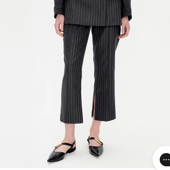 NWT Simkhai Grey Pinstripe Pants - Picture 3 of 7